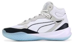 Puma Men's Playmaker Pro Mid Top Basketball Shoe -Professional Sports Shoe Store 38549 left xlarge