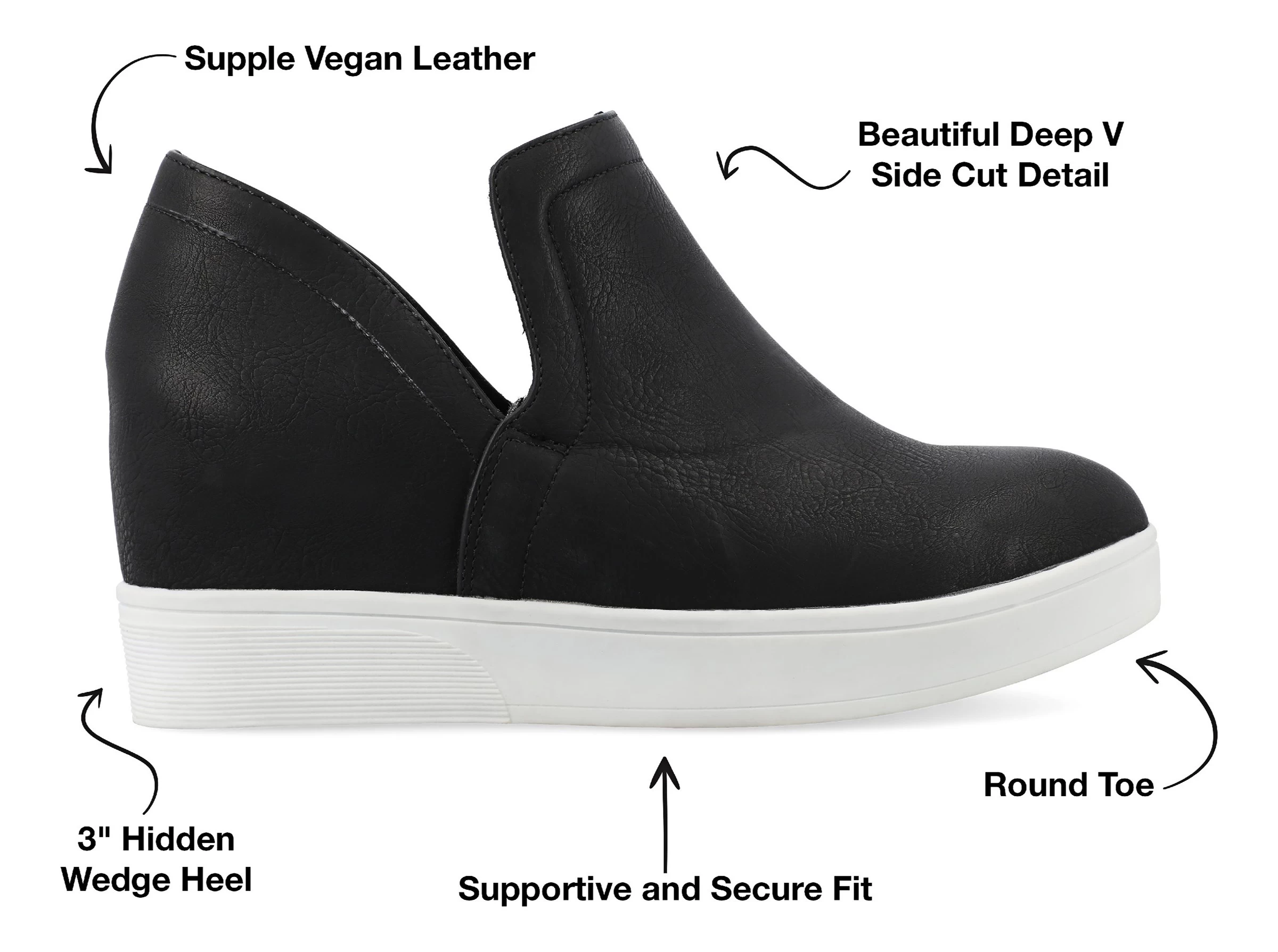 Women's Cardi Wide Wedge Slip On Sneaker 10 Women's Cardi Wide Wedge Slip On Sneaker - Image 8