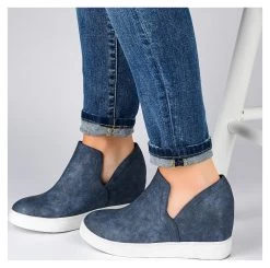 Women's Cardi Wide Wedge Slip On Sneaker 21 Women's Cardi Wide Wedge Slip On Sneaker -Professional Sports Shoe Store 87815 lifestyle xlarge