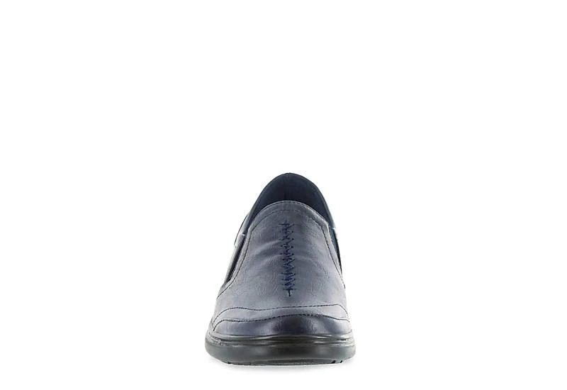 Easy Street Womens Ultimate Slip On Sneaker - Navy 5 Easy Street Womens Ultimate Slip On Sneaker - Navy - Image 3
