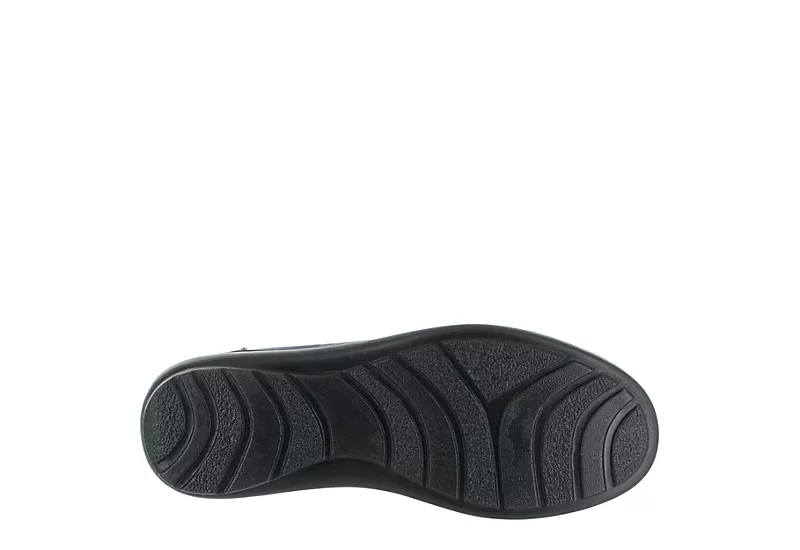 Easy Street Womens Ultimate Slip On Sneaker - Navy 9 Easy Street Womens Ultimate Slip On Sneaker - Navy - Image 7