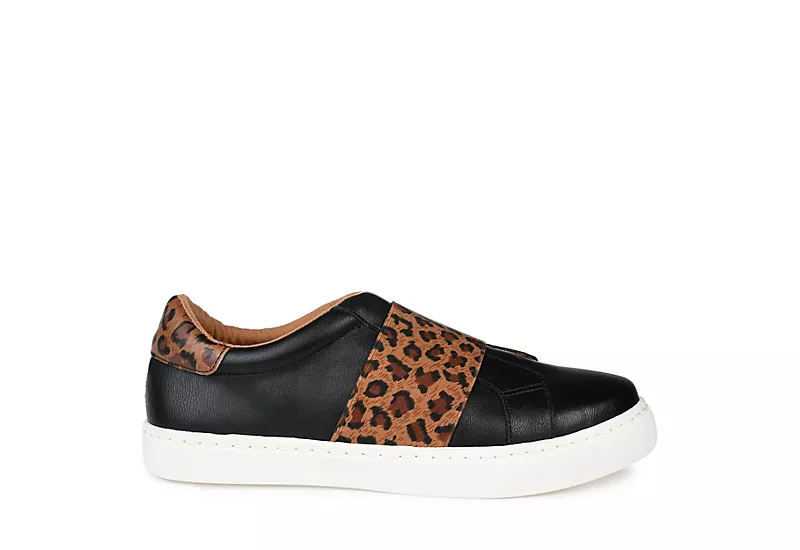 Journee Collection Womens Billie Slip On Sneaker - Leopard 4 Journee Collection Womens Billie Slip On Sneaker - Leopard - Image 2