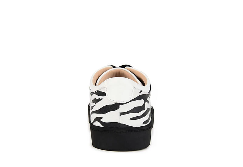 Journee Collection Womens Taschi Sneaker - Zebra 7 Journee Collection Womens Taschi Sneaker - Zebra - Image 5