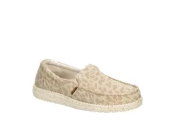 Heydude Womens Misty Slip On Sneaker - Leopard