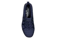 Skechers Womens Breathe Easy Infi-knity Slip On Sneaker - Navy -Professional Sports Shoe Store US 01 105668 03