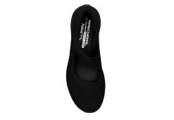 Skechers Womens Uplifted Slip On Sneaker - Black -Professional Sports Shoe Store US 01 105678 03