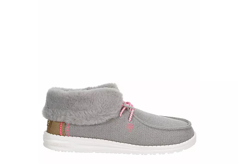 Heydude Womens Britt Slip On Sneaker - Grey 4 Heydude Womens Britt Slip On Sneaker - Grey - Image 2