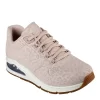 Skechers Womens Uno 2 Sneaker - Blush
