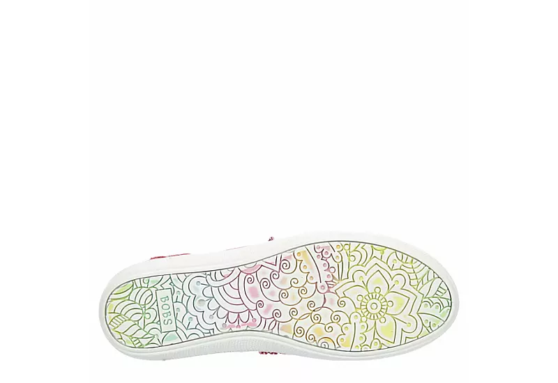 Skechers Womens B Cute Clean Life Slip On Sneaker - Red 9 Skechers Womens B Cute Clean Life Slip On Sneaker - Red - Image 7