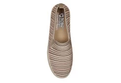 Skechers Womens Flexpadrille 3.0 Serene Sweetie Slip On Sneaker - Taupe -Professional Sports Shoe Store US 01 106895 03