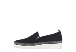 Skechers Womens Flexpadrille Hi Pleasant Harmony Slip On Sneaker - Black -Professional Sports Shoe Store US 01 106897 02