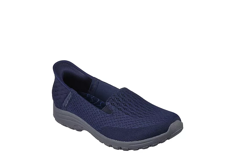 Skechers Womens Slip-ins Reggae Fest 2.0 Guiding Sneaker - Navy 3 Skechers Womens Slip-ins Reggae Fest 2.0 Guiding Sneaker - Navy