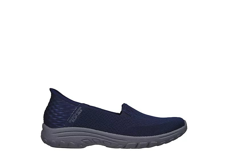 Skechers Womens Slip-ins Reggae Fest 2.0 Guiding Sneaker - Navy 4 Skechers Womens Slip-ins Reggae Fest 2.0 Guiding Sneaker - Navy - Image 2