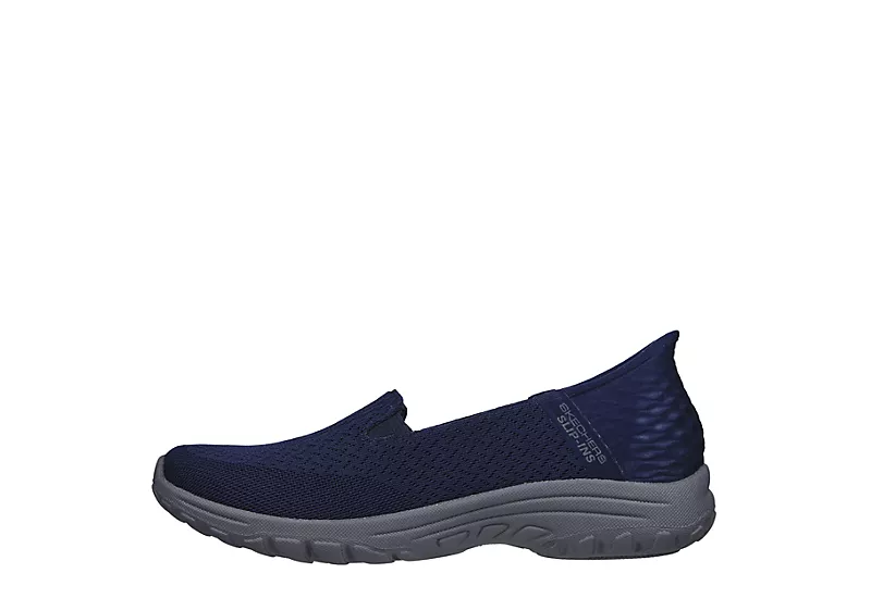 Skechers Womens Slip-ins Reggae Fest 2.0 Guiding Sneaker - Navy 5 Skechers Womens Slip-ins Reggae Fest 2.0 Guiding Sneaker - Navy - Image 3