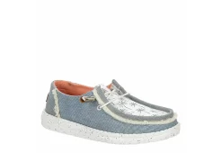 Heydude Womens Wendy Slip On Sneaker - Light Blue