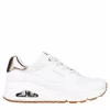 Skechers Womens Uno Sneaker - White -Professional Sports Shoe Store US 01 107513 00