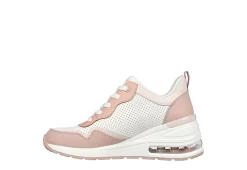 Skechers Womens Million Air Hotter Air Sneaker - Peach -Professional Sports Shoe Store US 01 107514 02