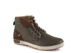 Day Five Mens Viper Mid Sneaker - Dark Brown