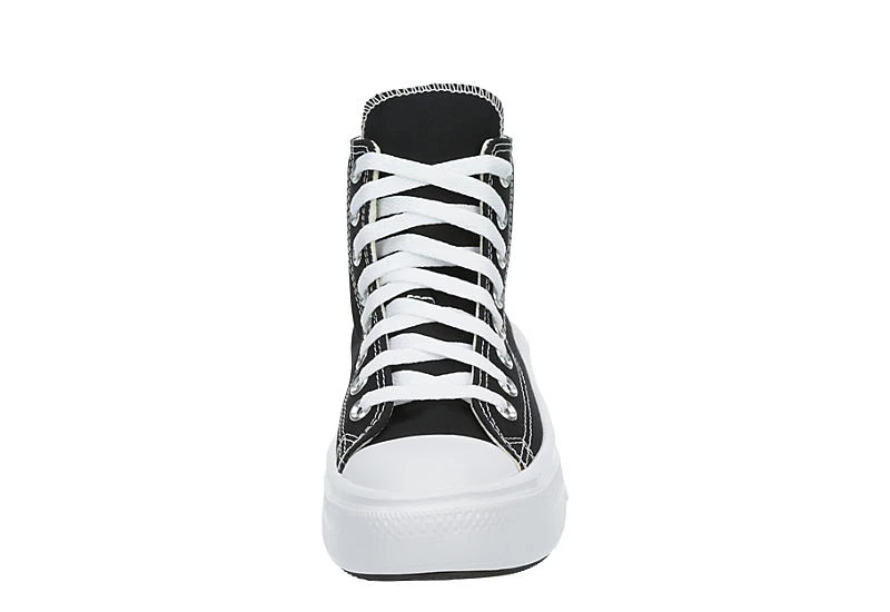 Converse Womens Chuck Taylor All Star Move High Top Sneaker - Black 5 Converse Womens Chuck Taylor All Star Move High Top Sneaker - Black - Image 3