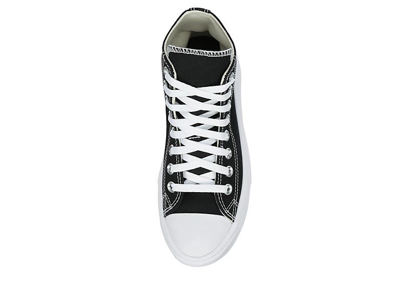 Converse Womens Chuck Taylor All Star Move High Top Sneaker - Black 8 Converse Womens Chuck Taylor All Star Move High Top Sneaker - Black - Image 6