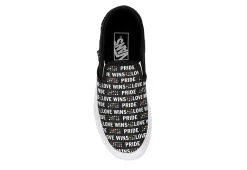 Vans Womens Asher Slip On Sneaker - Black -Professional Sports Shoe Store US 01 401192 05