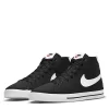 Nike Womens Court Legacy Mid Sneaker - Black
