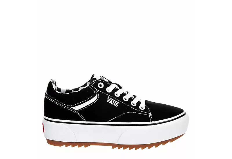 Vans Womens Seldan Platform Sneaker - Black 4 Vans Womens Seldan Platform Sneaker - Black - Image 2
