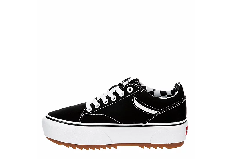 Vans Womens Seldan Platform Sneaker - Black 6 Vans Womens Seldan Platform Sneaker - Black - Image 4