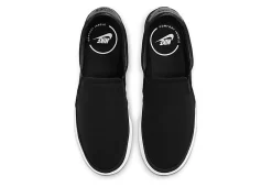 Nike Womens Court Legacy Slip On Sneaker - Black -Professional Sports Shoe Store US 01 430391 04