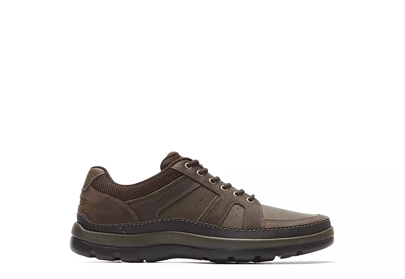 Rockport Mens Get Your Kicks Mudguard Blucher Sneaker - Dark Brown 4 Rockport Mens Get Your Kicks Mudguard Blucher Sneaker - Dark Brown - Image 2