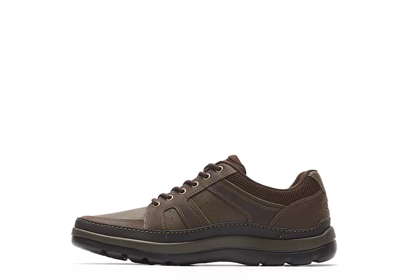 Rockport Mens Get Your Kicks Mudguard Blucher Sneaker - Dark Brown 5 Rockport Mens Get Your Kicks Mudguard Blucher Sneaker - Dark Brown - Image 3