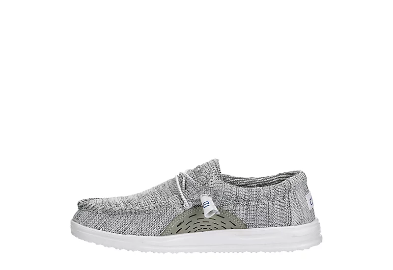 Heydude Mens Wally Slip On Sneaker - Grey 6 Heydude Mens Wally Slip On Sneaker - Grey - Image 4