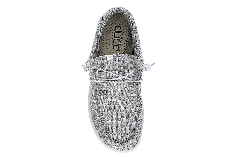 Heydude Mens Wally Slip On Sneaker - Grey 8 Heydude Mens Wally Slip On Sneaker - Grey - Image 6