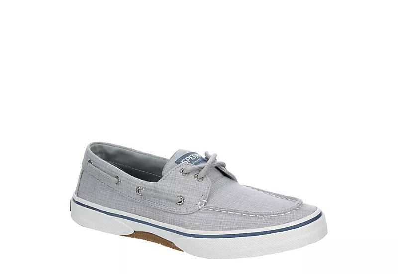 Sperry Mens Halyard 2-eye Slip On Sneaker - Pale Grey 3 Sperry Mens Halyard 2-eye Slip On Sneaker - Pale Grey