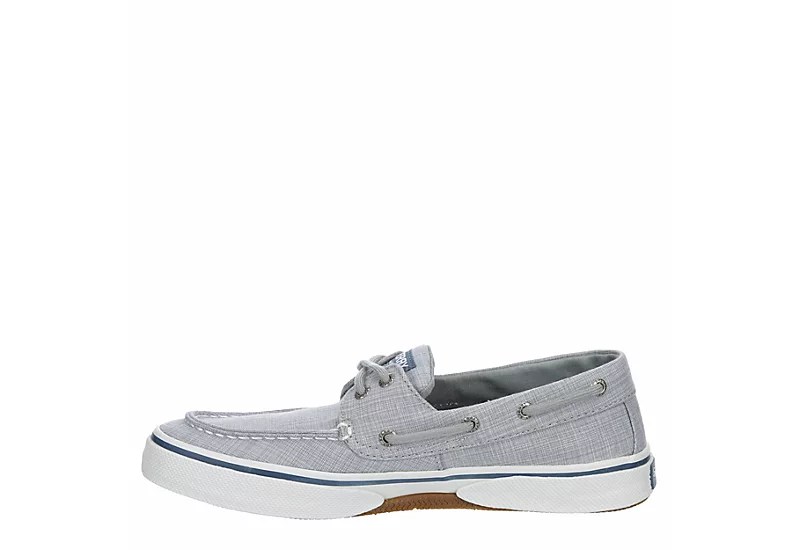 Sperry Mens Halyard 2-eye Slip On Sneaker - Pale Grey 6 Sperry Mens Halyard 2-eye Slip On Sneaker - Pale Grey - Image 4