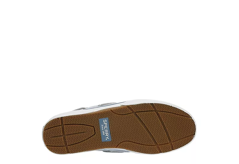 Sperry Mens Halyard 2-eye Slip On Sneaker - Pale Grey 9 Sperry Mens Halyard 2-eye Slip On Sneaker - Pale Grey - Image 7
