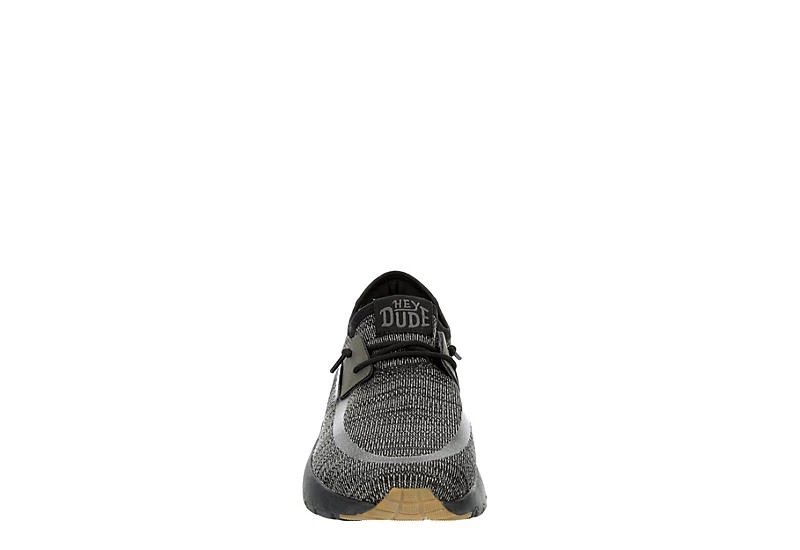 Heydude Mens Sirocco Slip On Sneaker - Black 5 Heydude Mens Sirocco Slip On Sneaker - Black - Image 3