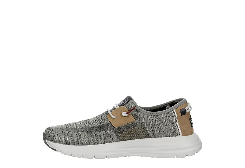 Heydude Mens Sirocco Slip On Sneaker - Grey 6 Heydude Mens Sirocco Slip On Sneaker - Grey - Image 4