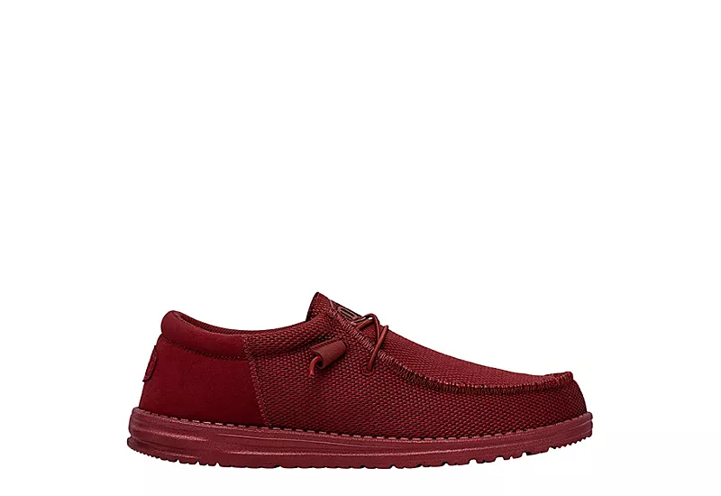 Heydude Mens Wally Slip On Sneaker - Red 4 Heydude Mens Wally Slip On Sneaker - Red - Image 2