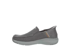 Skechers Mens Slip-ins Parson Slip On Sneaker - Grey -Professional Sports Shoe Store US 01 502403 03