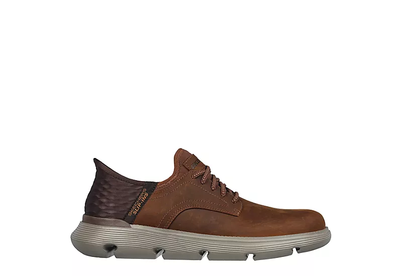 Skechers Mens Slip-ins Garza Sneaker - Brown 4 Skechers Mens Slip-ins Garza Sneaker - Brown - Image 2