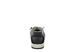 Florsheim Mens Crossover Canvas Plain Toe Slip On Sneaker - Black -Professional Sports Shoe Store US 01 502870 04