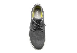Florsheim Mens Crossover Canvas Plain Toe Slip On Sneaker - Black -Professional Sports Shoe Store US 01 502870 05