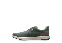 Florsheim Mens Crossover Canvas Plain Toe Slip On Sneaker - Green -Professional Sports Shoe Store US 01 502872 03
