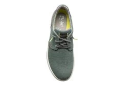 Florsheim Mens Crossover Canvas Plain Toe Slip On Sneaker - Green -Professional Sports Shoe Store US 01 502872 05