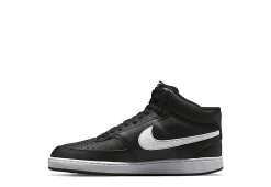 Nike Mens Court Vision Mid Sneaker - Black -Professional Sports Shoe Store US 01 600796 02