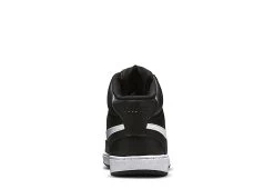 Nike Mens Court Vision Mid Sneaker - Black -Professional Sports Shoe Store US 01 600796 03
