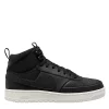 Nike Mens Court Vision Mid Winter Sneaker Boot - Black -Professional Sports Shoe Store US 01 601110 00
