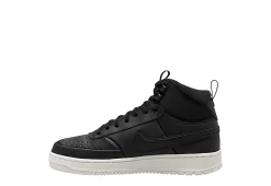 Nike Mens Court Vision Mid Winter Sneaker Boot - Black -Professional Sports Shoe Store US 01 601110 02