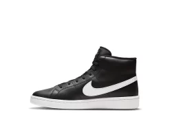 Nike Mens Court Royale 2 Mid Sneaker - Black -Professional Sports Shoe Store US 01 631166 02